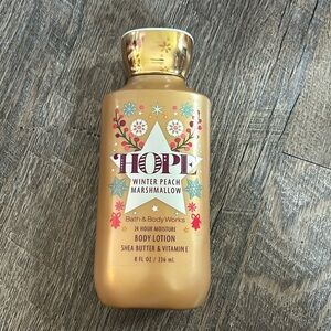 Winter peach marshmallow lotion